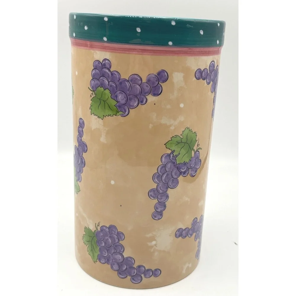 Bois d'Arc Essex Collection Ceramic Grape Vase Portugal Heather Outlaw Kumpis